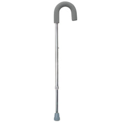 McKesson Walking Cane with Foam Round Handle Aluminum Adjustable Height 28 3/4 in to 37 3/4 in 1 Count