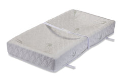 LA Baby 4 Sided Changing Pad w/Blended Viscose Bamboo Quilted Cover 32" - Made in USA. Easy to Clean w/Non-Skid Bottom Safety Strap Fits Standard Changing Tables for Best Infant Diaper Change