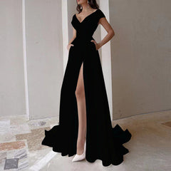 2024 Cross-Border Ruffled Midi Dress in Red/Black/White