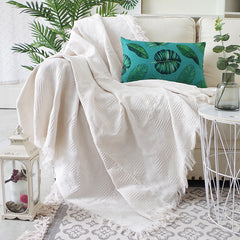 Modern Minimalist Sofa Cover and Casual Throw Blanket