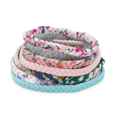 Parker Baby Girl Braided Headbands Assorted 10 Pack of Hair Accessories for Girls -"Wildflower Set"
