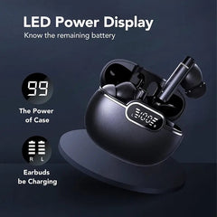 Wireless In-Ear Earbuds with HD Stereo Audio Display