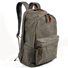Mu Chuan Waxed Canvas Backpack for Men and Women