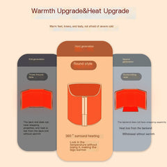 Portable Heated Foot Warmer for Winter Office Use