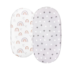 Elastic Printed Fitted Sheet for Baby Cradle & Changing Table
