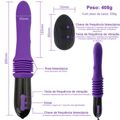 Automatic Suction Plug Remote Control Vibrator Device