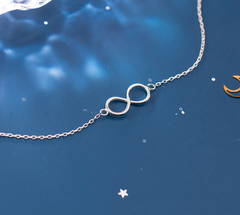 S925 Silver 8-Character Bracelet - Fresh Style Jewelry