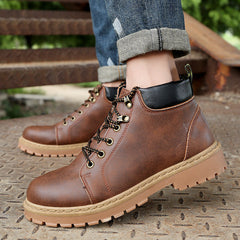 Men's Martin Boots - Autumn Fashion Casual Ankle Boots