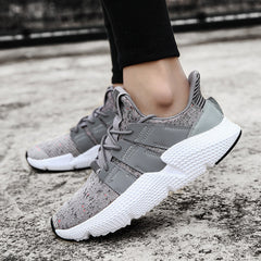 Running and Casual Shoes with Mesh Knit Design