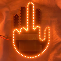 Multifunctional Car Gesture Warning Light for Safety