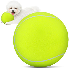 QDAN Tennis Ball for Dogs Dog Balls for Small Puppy Dog Toy for Outdoor Play Dog Tennis Ball Dog Birthday Yellow 6 Inch