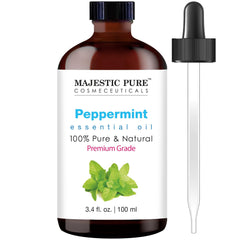 Majestic Pure USDA Essential Oil (3.4 Fl Oz Peppermint)