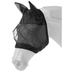Tough 1 Fly Mask with Ears Black Miniature Size
