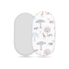 Elastic Printed Fitted Sheet for Baby Cradle & Changing Table