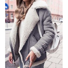 Lamb Wool Coat, Cotton Jacket, Suede Outerwear