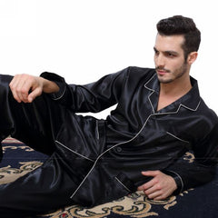 Men's Silk Satin Pajama Set and Loungewear