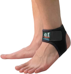 IRUFA AN-OS-113D Breathable Elastic Knit Patented Fabric Adjustable Athletics Achillies Tendon Ankle Wrap Plantar Fasciitis Pain Relief for Sprains Strains Arthritis and Torn Tendons (S/M)