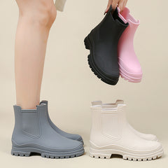 Women's Waterproof Non-slip Rubber Rain Boots