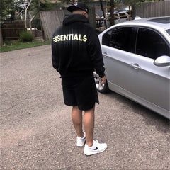 Fear of God Essentials Loose Hooded Sweatshirt for Men