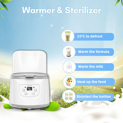 Double Bottle Milk Warmer and Sterilizer for Babies