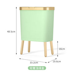 Nordic Style High Foot Trash Can for Home & Hotel