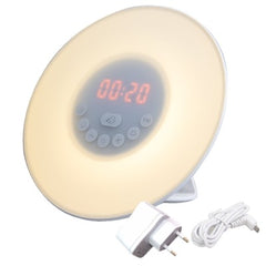 Colorful Alarm Clock Radio Creative Table Lamp