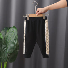 Cartoon Boy Long Sleeve Two-Piece Outfit