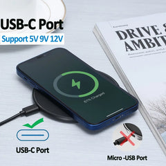 100W Wireless Charger Stand for iPhone and Samsung