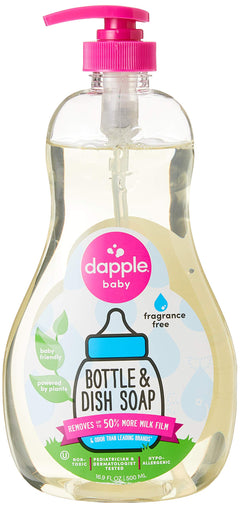 Dapple Baby Bottle & Dish Liquid 16.9 Oz (Pack of 2)