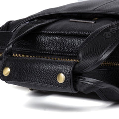 Men's Genuine Leather Shoulder Tote Bag