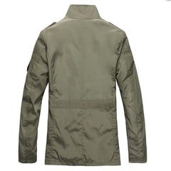 Men's Polyester Trench Coat, Slim Fit, Big Size