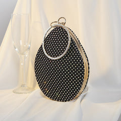 Luxury Pearl Rhinestone Clutch Bag for Women