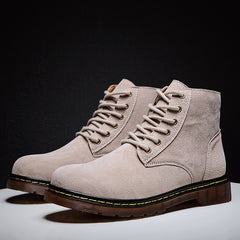 British Style High-Top Casual Shoes for Workers