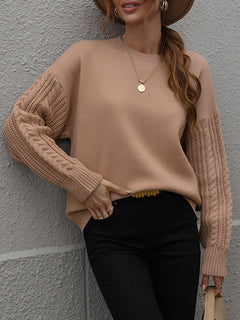Women's Vintage Knitted Green Wool Sweater