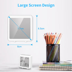 Tuya WiFi Temperature and Humidity Detector - Pearl White