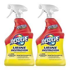 Resolve Urine Destroyer Pet Urine Stain and Odor Remover Spray 32oz 2 Count