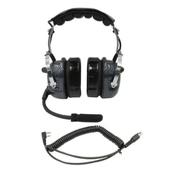 Racing Headset with Noise-Canceling Aviation Features