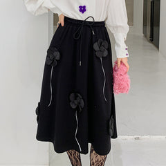 Mid-Length Fashionable A-Line Skirt for Women