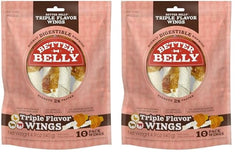 Better Belly Triple Flavor Wings 6-24 10 ct (4.9 oz / 140 g) (Pack of 2)