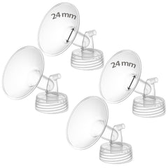 TOVVILD Breast Pump Parts for Spectra S1 S2 Replacement Pump Parts 24 mm Flange Compatible with Motif Luna/Amada MYA for Spectra Shields Accessories