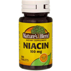 Natures Blend Niacin 100 mg 100 mg 100 Tabs