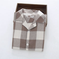 Men's Warm Flannel Pajama Suit