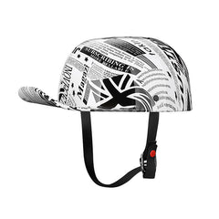 DS Vintage Gang Style Baseball Cap Helmet for Riding
