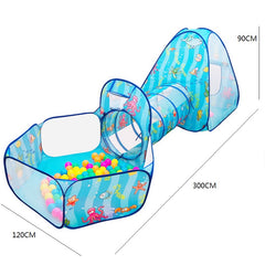 Three-Piece Children's Playhouse Tent Set