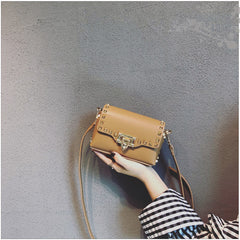 New Rivet Crossbody Bag, French Minimalist Chic