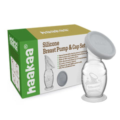 Haakaa Gen 2 Silicone Breast Pump with Suction Base and Leak-Proof Silicone Cap 5 oz/150 ml BPA PVC and Phthalate Free 1 Count (Pack of 1)