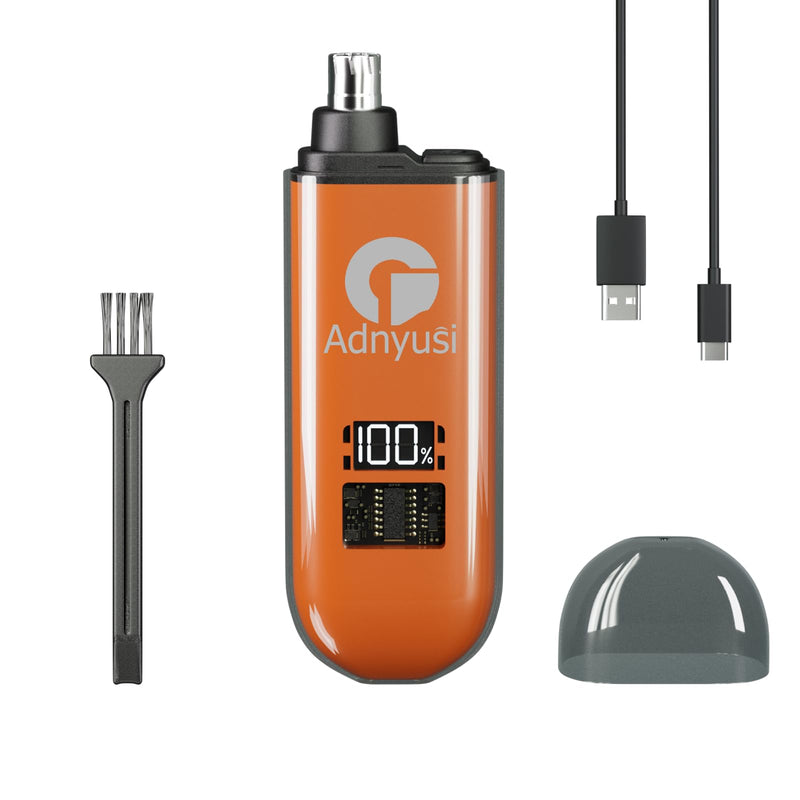 Adnyusi Nose Hair Trimmer for Men Does Not Harm The Nasal Cavity，Nose Hair Trimmer Effortless Trimming Portable Carrying Nose Hair Trimmer for Women Rechargeable Ear and Nose Hair Trimmer