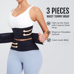 Yoga Fitness Corset Shapewear with Bondage Belt