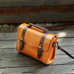 Handcrafted Vintage Leather Tote and Crossbody Bag
