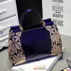 Genuine Leather Handbag for Middle-aged Women